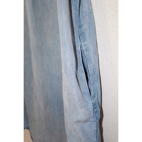 Chambray Lace Up Dress - Picture 6 of 7